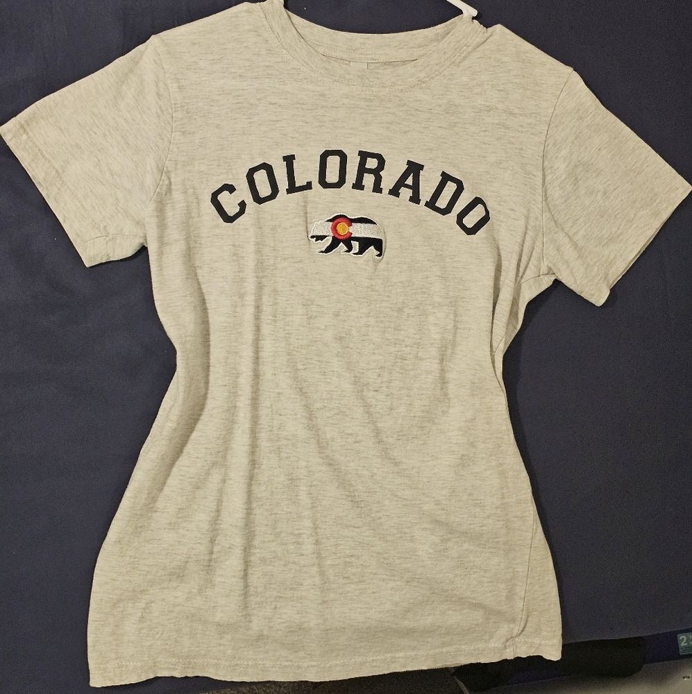 Women's Gray Colorado Graphic Tee